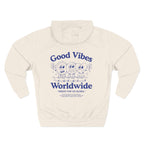 Three-Panel Fleece Hoodie