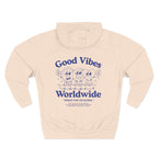 Three-Panel Fleece Hoodie