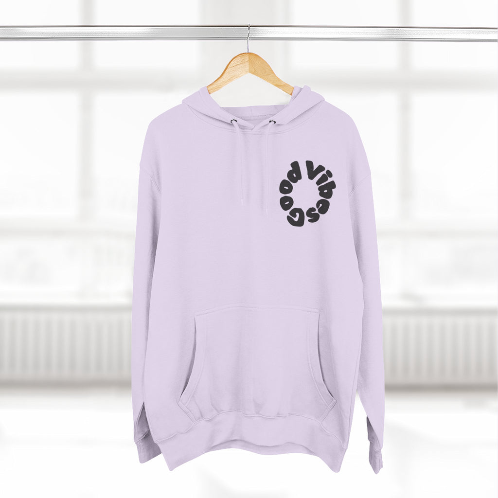 Three-Panel Fleece Hoodie