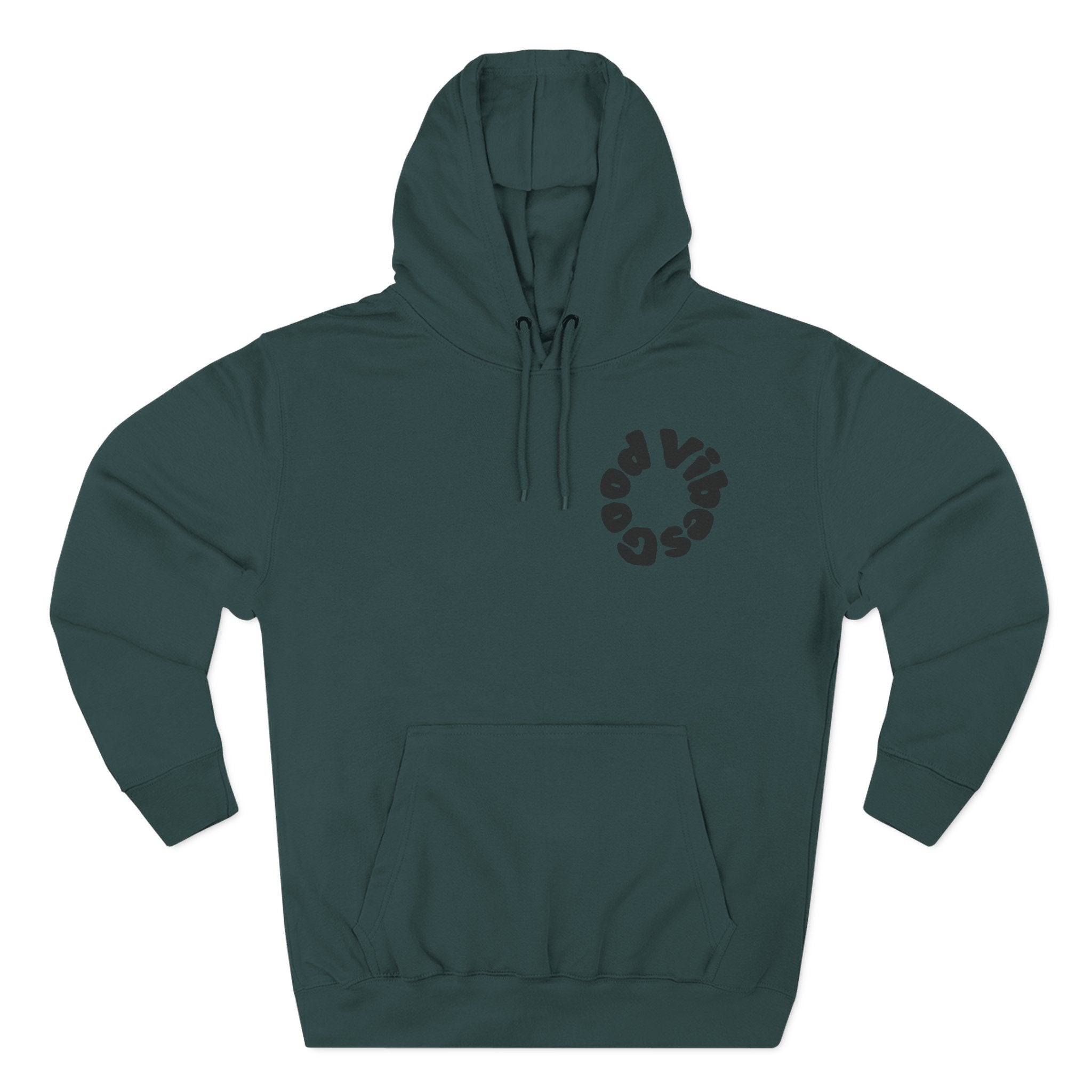 Three-Panel Fleece Hoodie