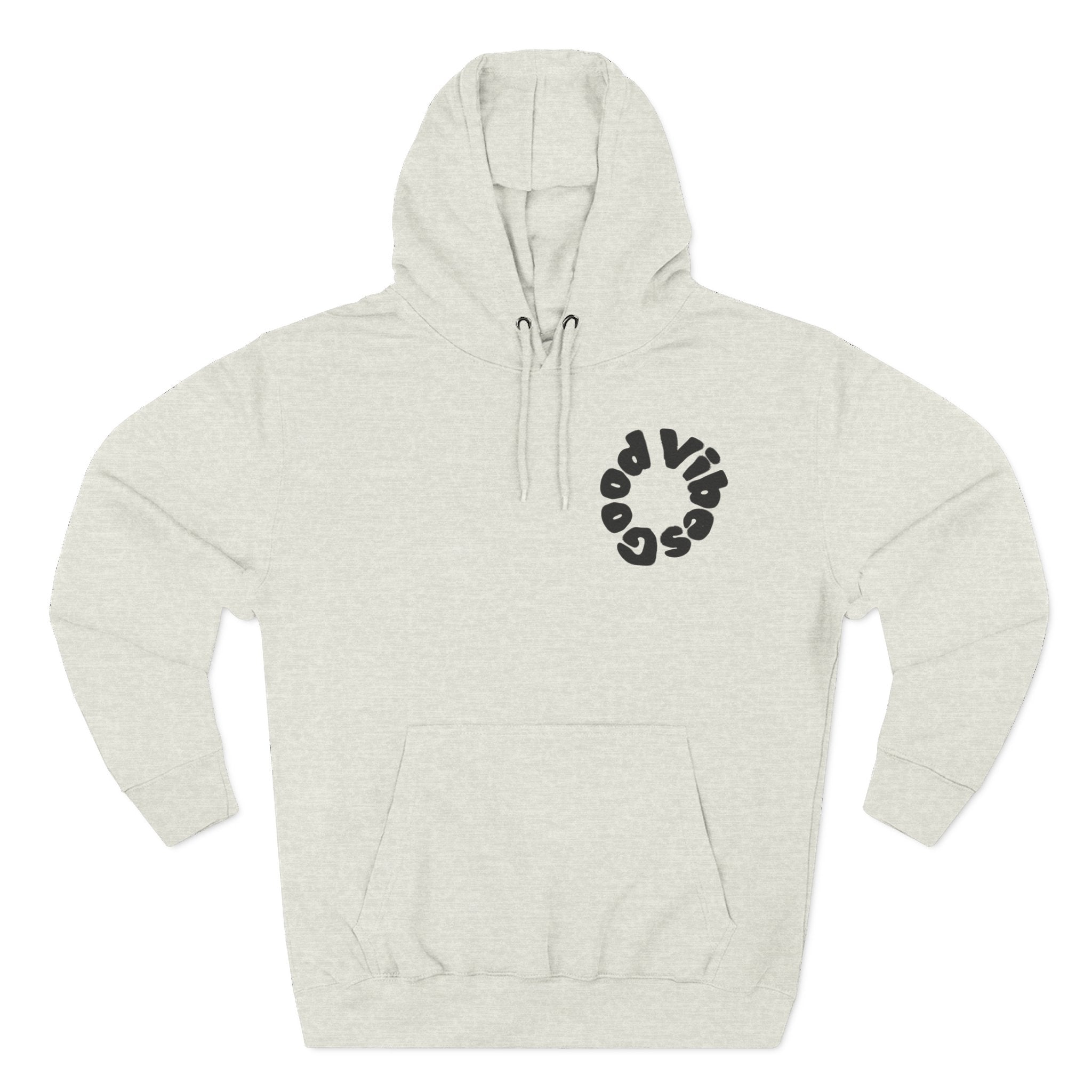 Three-Panel Fleece Hoodie