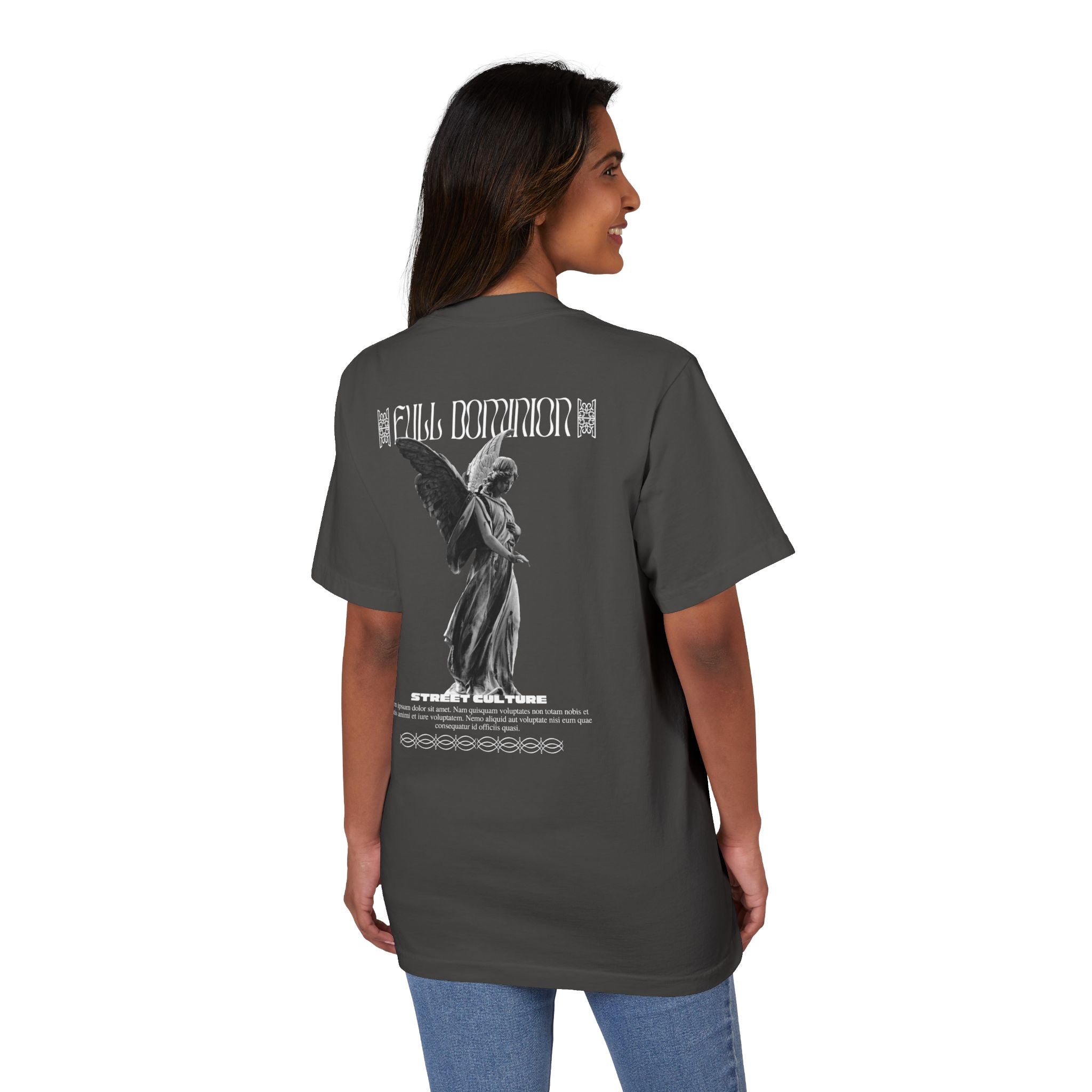 Unisex Garment-Dyed Drop-Shoulder T-Shirt