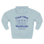 Three-Panel Fleece Hoodie