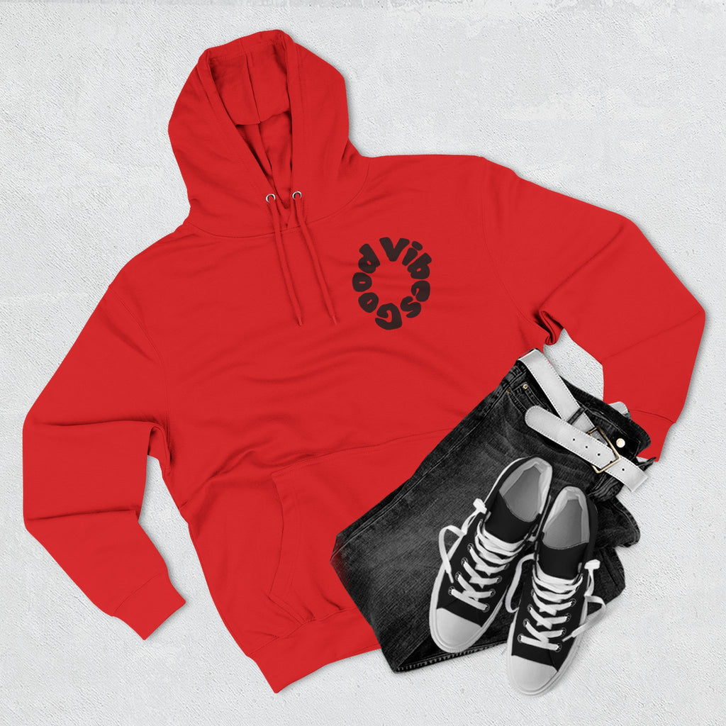 Three-Panel Fleece Hoodie