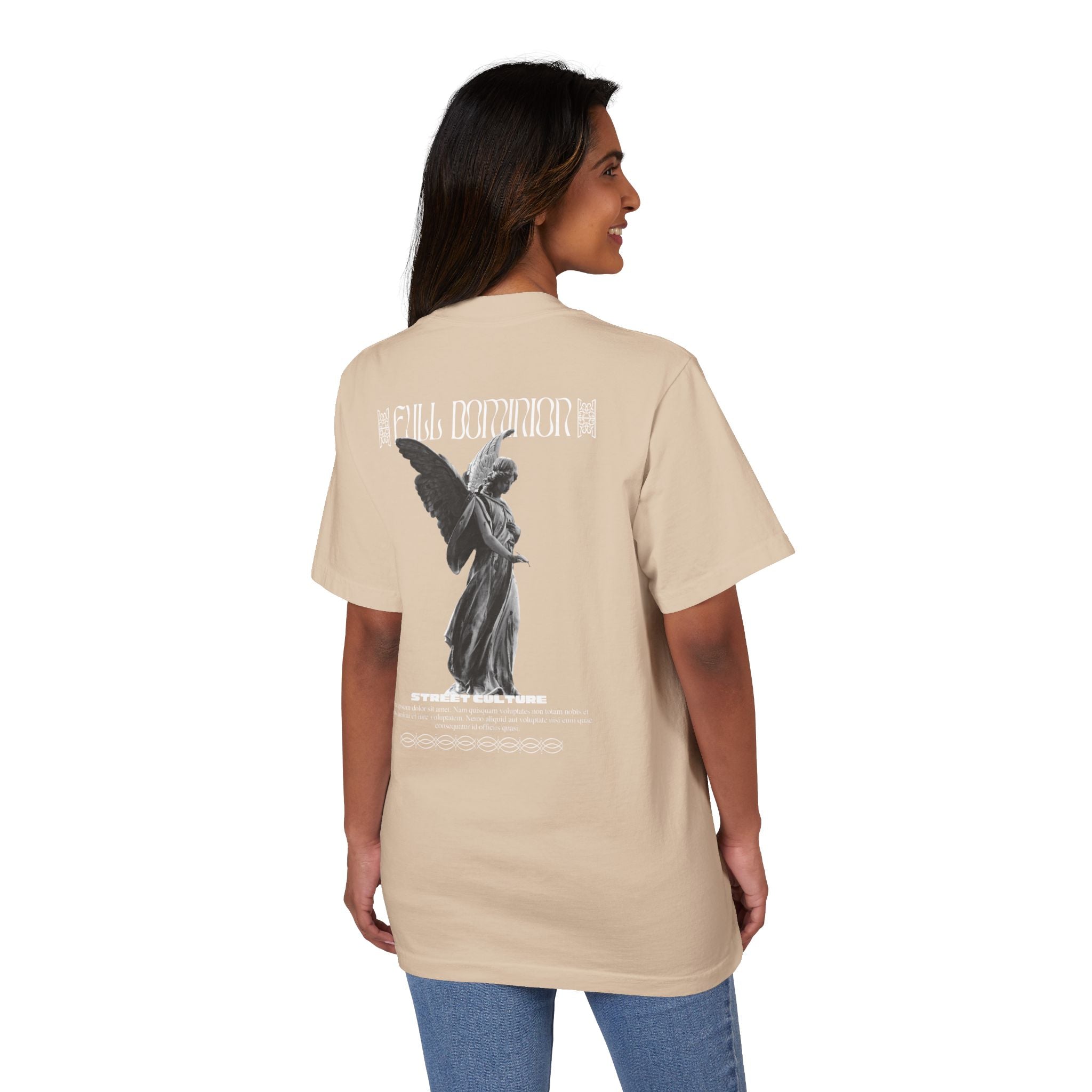 Unisex Garment-Dyed Drop-Shoulder T-Shirt