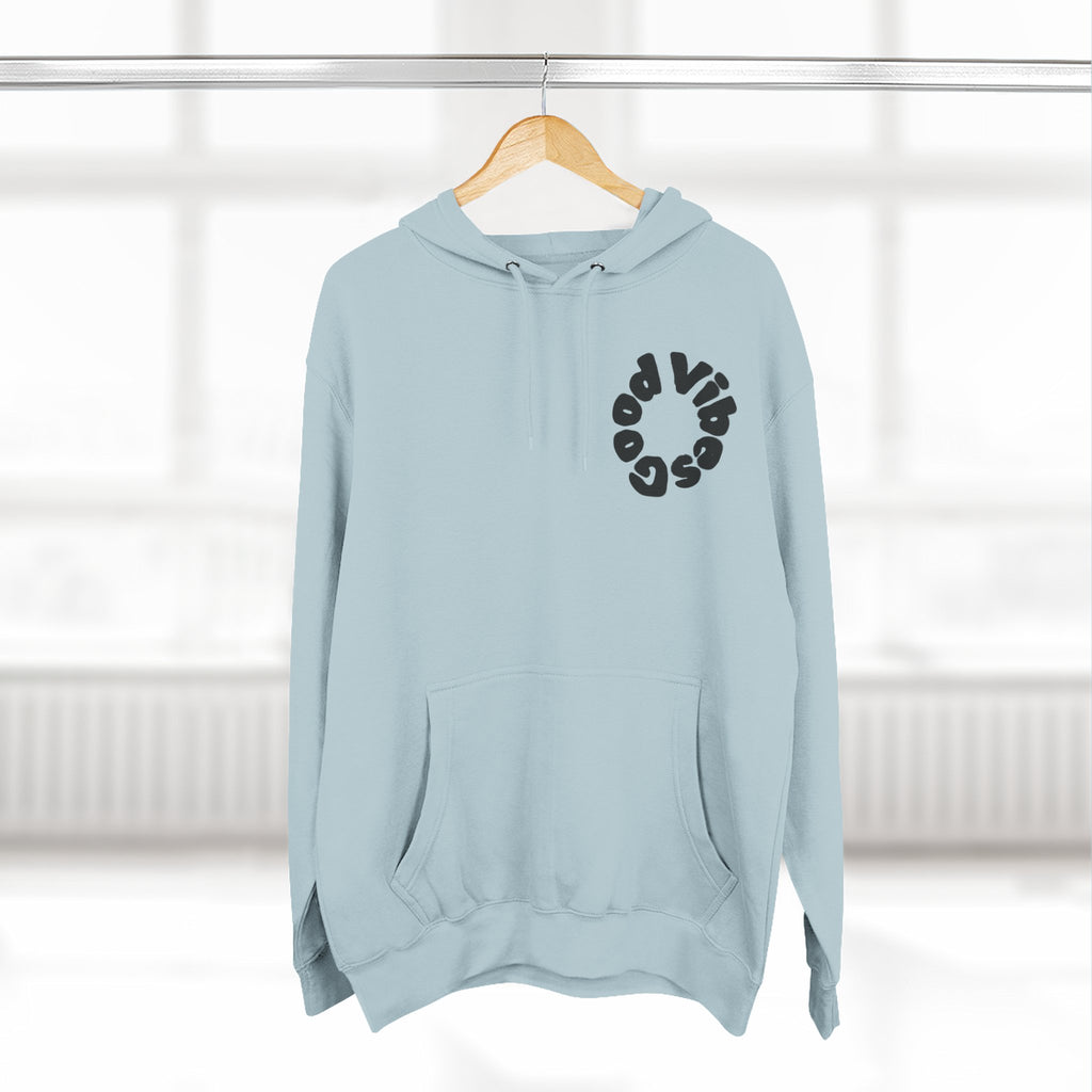 Three-Panel Fleece Hoodie