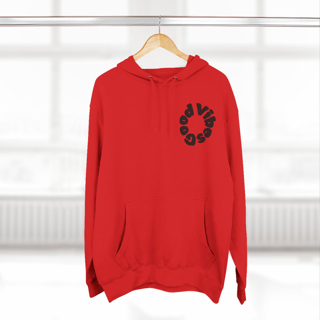 Three-Panel Fleece Hoodie