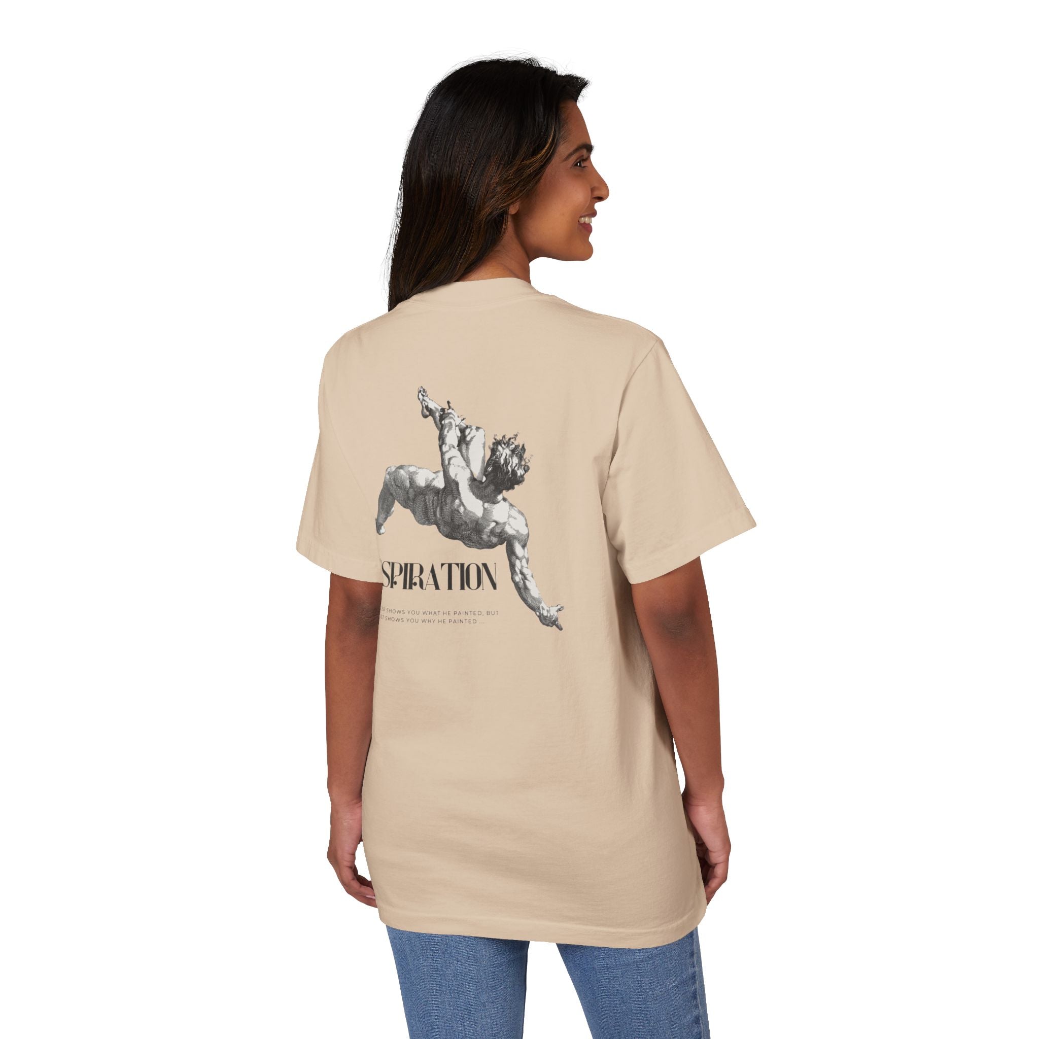 Unisex Garment-Dyed Drop-Shoulder T-Shirt
