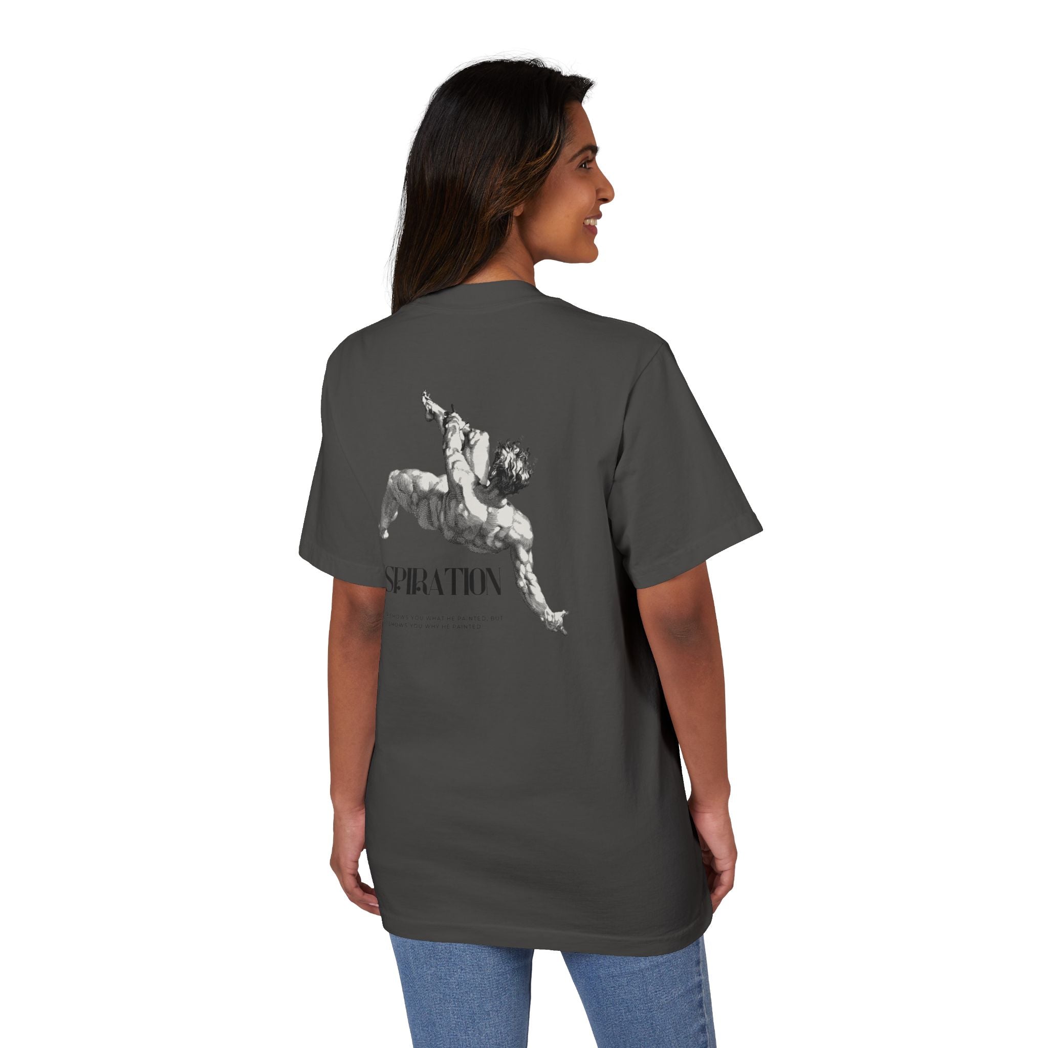 Unisex Garment-Dyed Drop-Shoulder T-Shirt