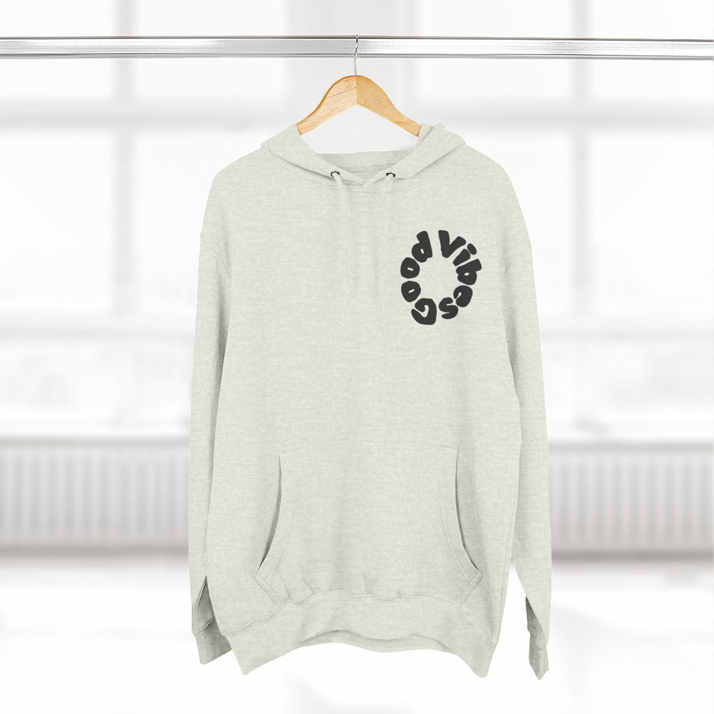 Three-Panel Fleece Hoodie