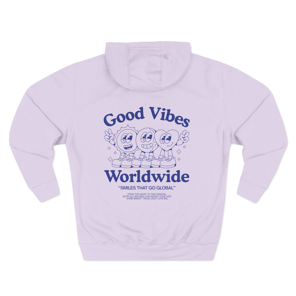 Three-Panel Fleece Hoodie