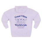 Three-Panel Fleece Hoodie