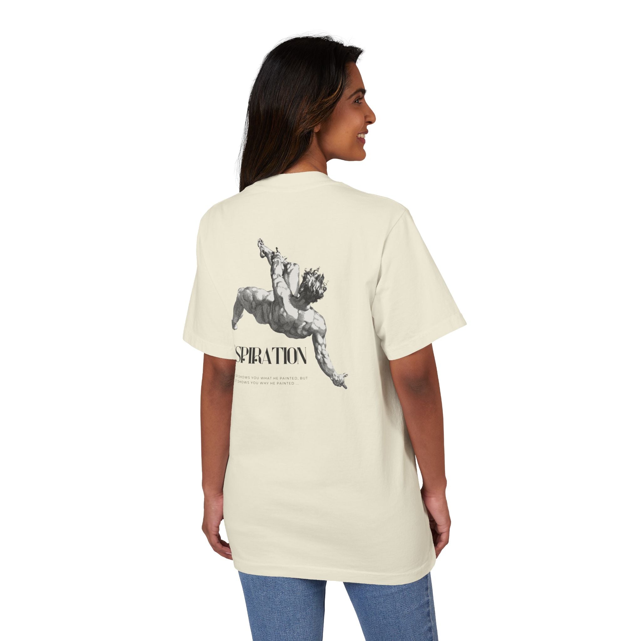 Unisex Garment-Dyed Drop-Shoulder T-Shirt